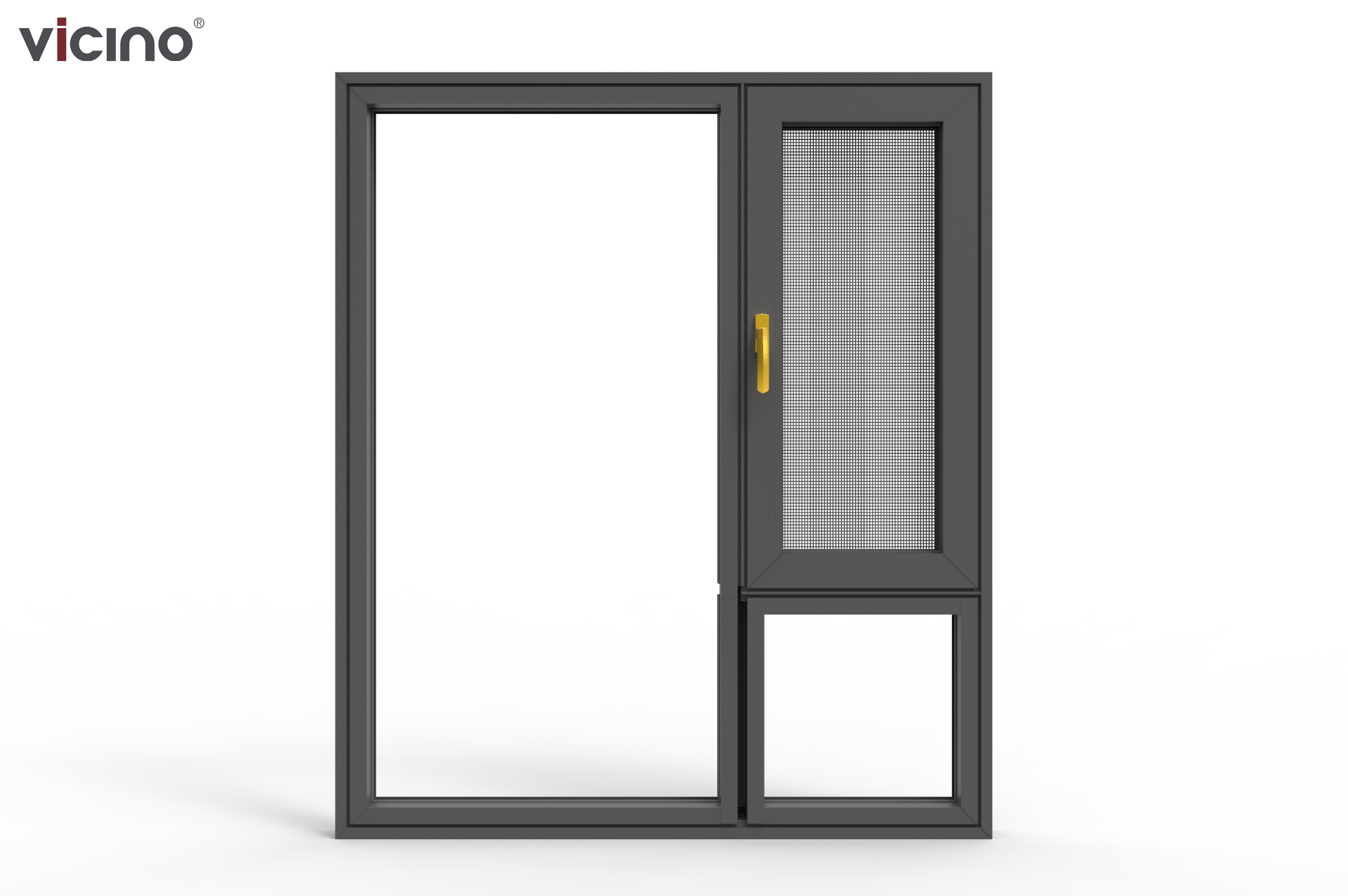 布拉格-斷橋窗紗一體內平開(kāi)窗